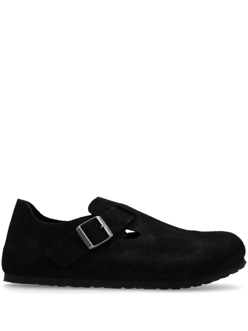 Birkenstock London 绒面皮乐福鞋 - 黑色