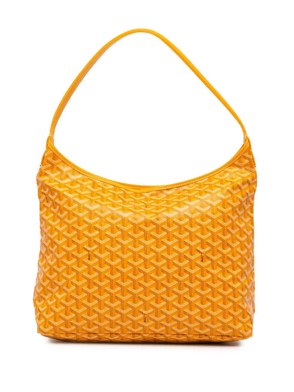 Goyard Pre-Owned Goyardine Boheme 水饺包（2022年典藏款） - 黄色
