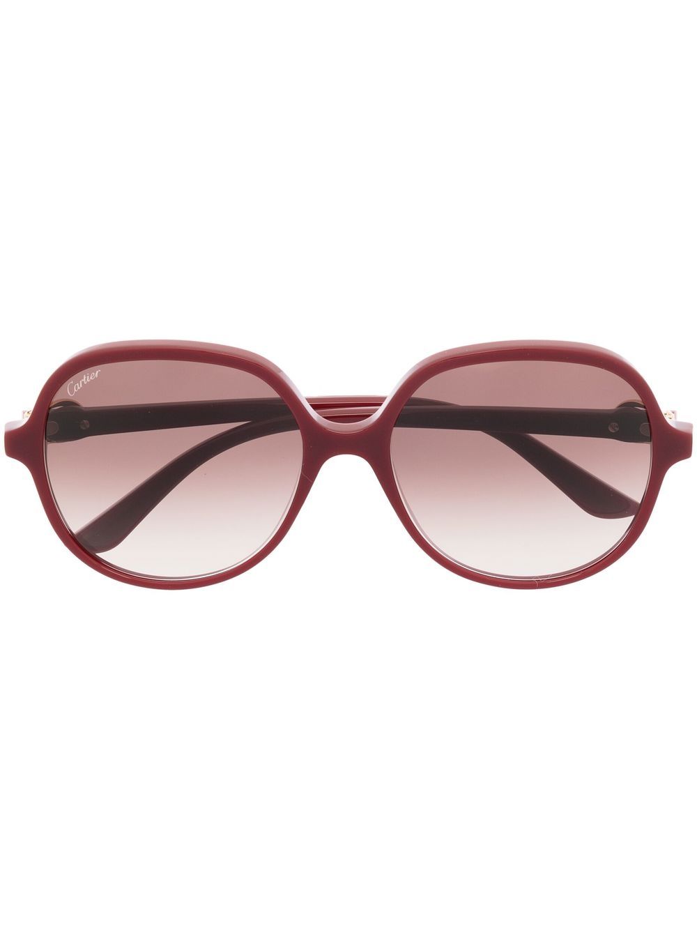 Cartier Eyewear 卡地亚眼镜系列 CT0350S 超大框太阳眼镜 - 红色