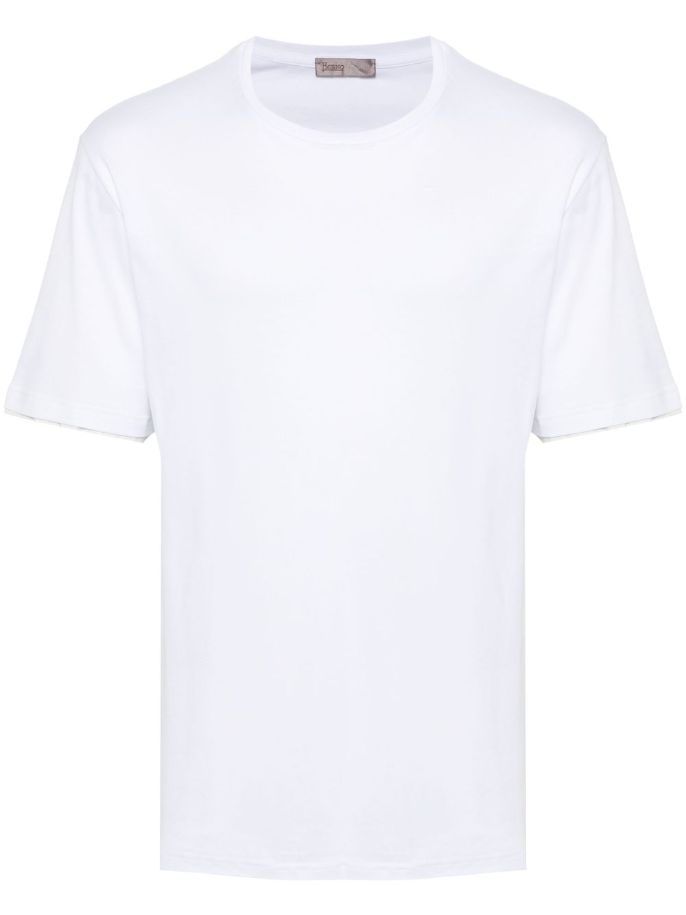 Herno logo标牌T恤 - 白色