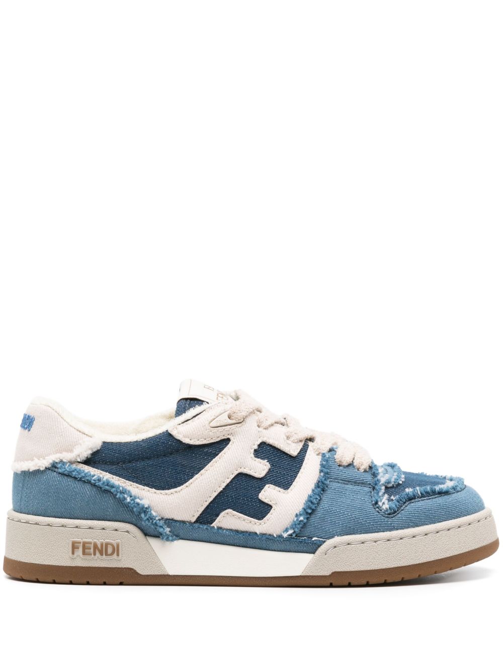 FENDI Match 牛仔运动鞋 - 蓝色