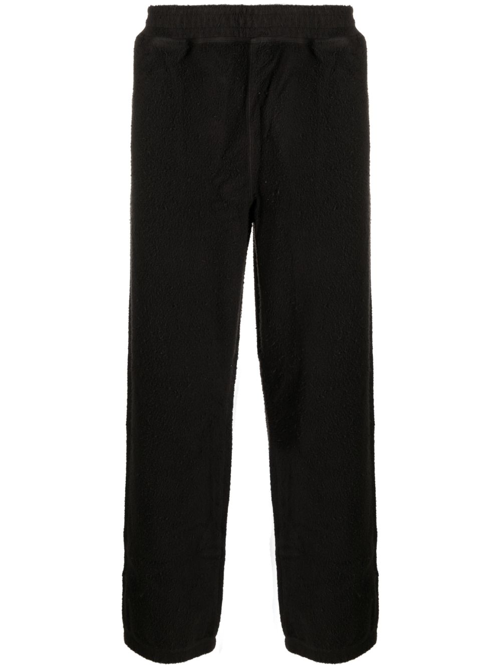 Stüssy 抓绒棉运动裤 - 黑色