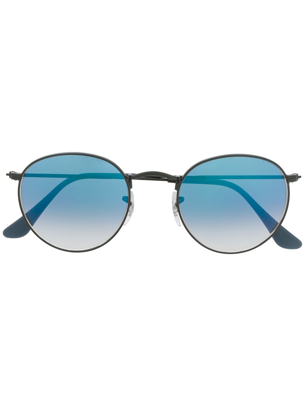 Ray-Ban 圆框太阳眼镜 - 蓝色