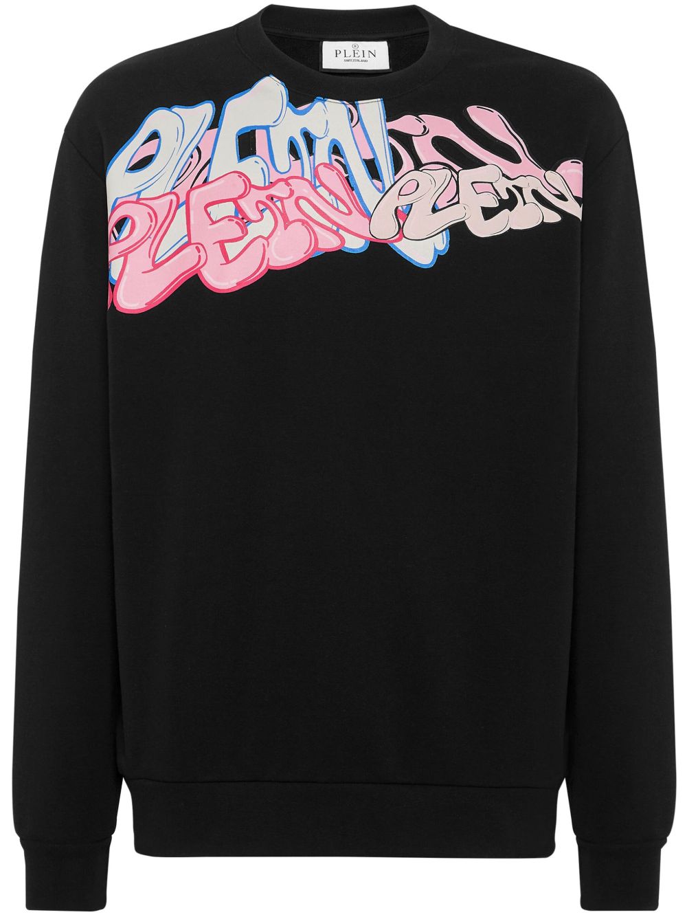 Philipp Plein Bombing Graffiti 平纹针织卫衣 - 黑色