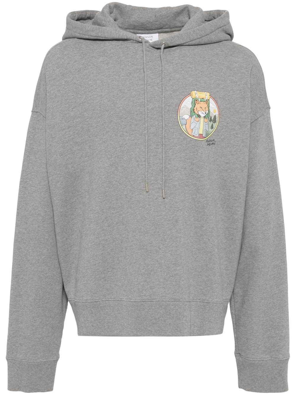Maison Kitsuné Rambling Fox 超大款连帽衫 - 灰色