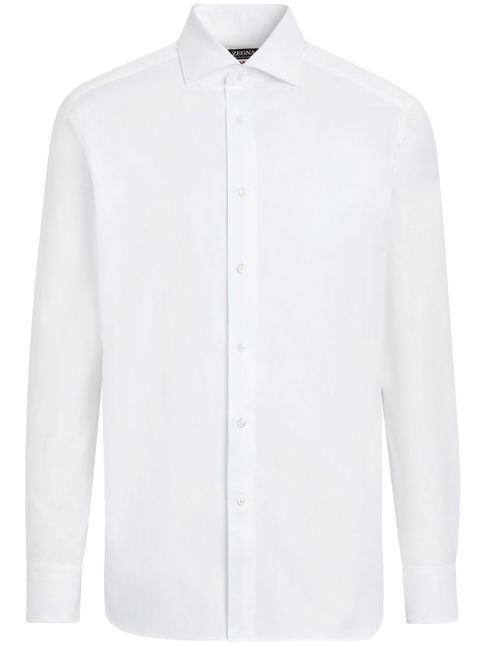 Zegna 精裁修身衬衫 - 白色