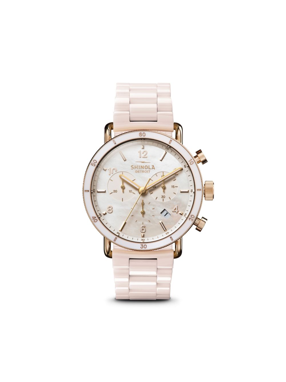 Shinola Canfield Sport 40毫米腕表 - 白色