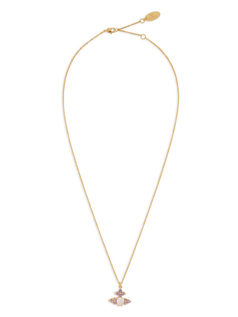 Vivienne Westwood Feodora 吊饰项链 - 金色