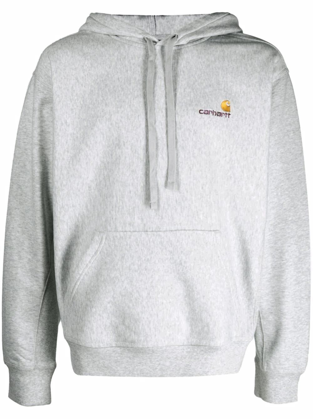 Carhartt WIP American Script 套头式连帽衫 - 灰色