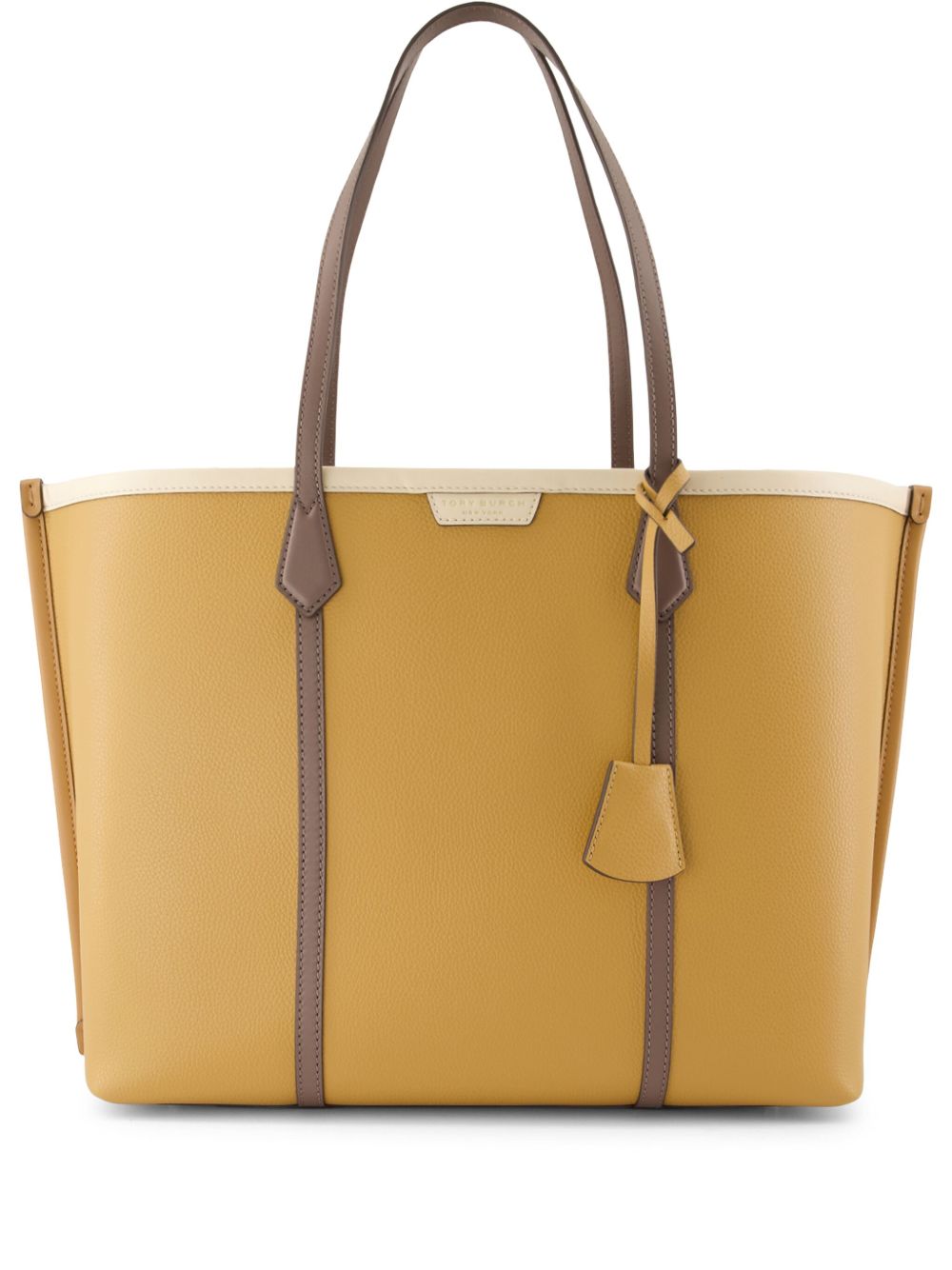 Tory Burch Perry 拼色手提包 - 黄色