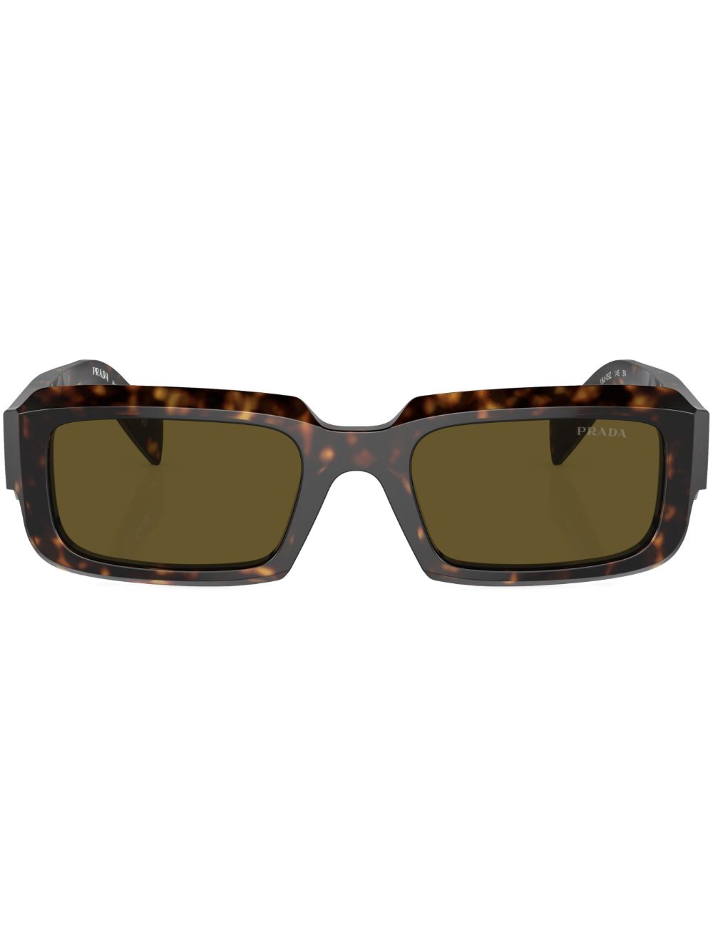 Prada Eyewear Symbole 方框太阳眼镜 - 绿色