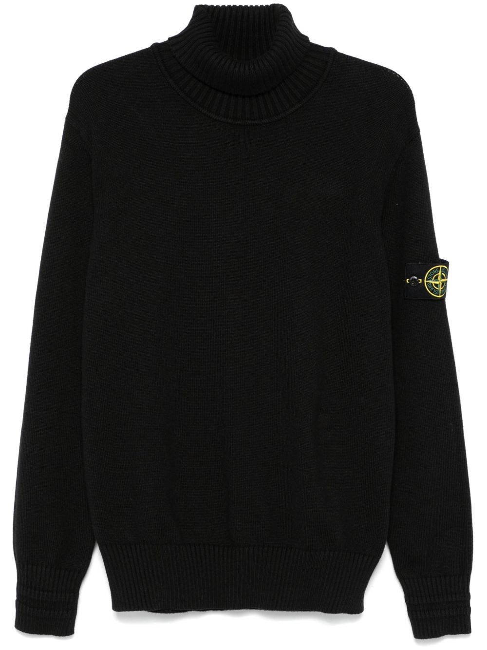 Stone Island 罗盘徽章毛衣 - 黑色