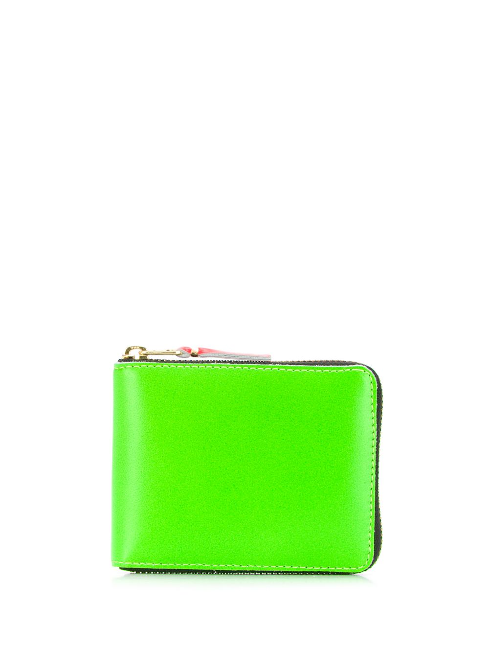 Comme Des Garçons Wallet 拼色拉链钱包 - 绿色