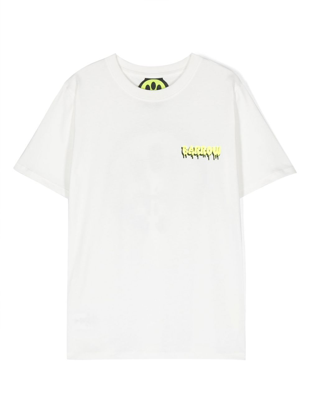 Barrow kids logo印花短袖T恤 - 白色