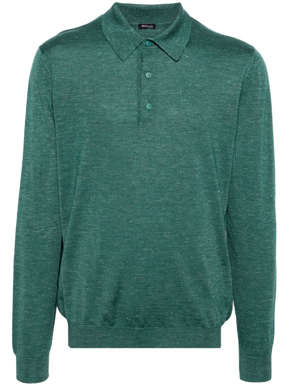 Kiton 密织polo衫 - 绿色