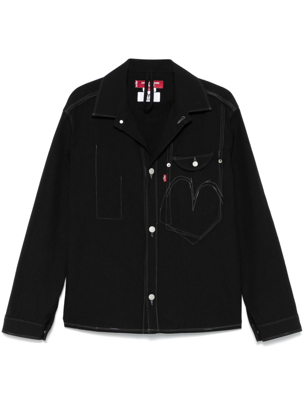 Junya Watanabe MAN x Levi's® 斜纹布编织衬衫 - 黑色