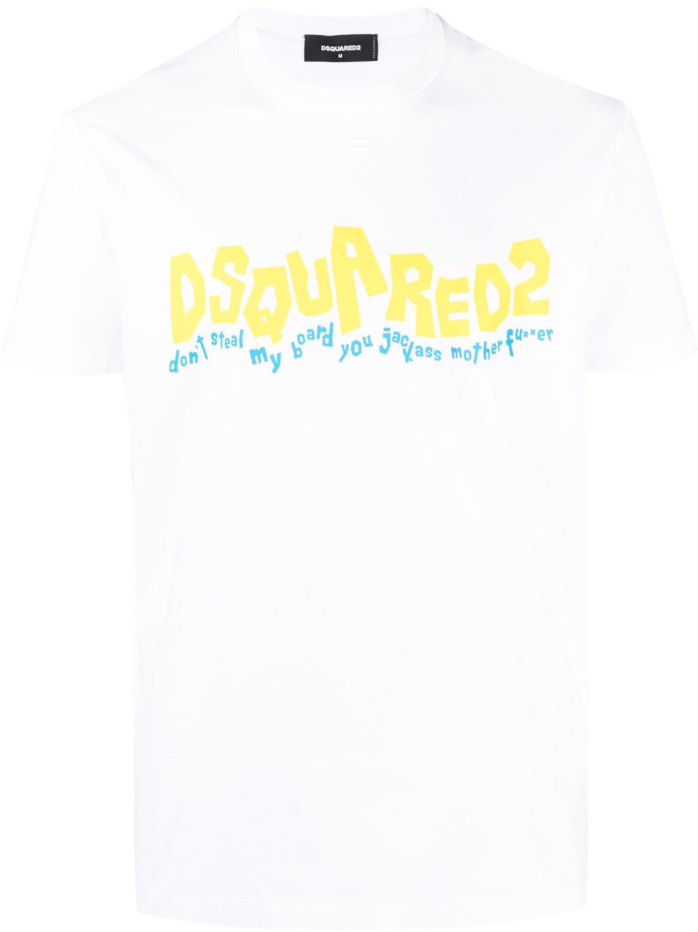 DSQUARED2 图案印花T恤 - 白色