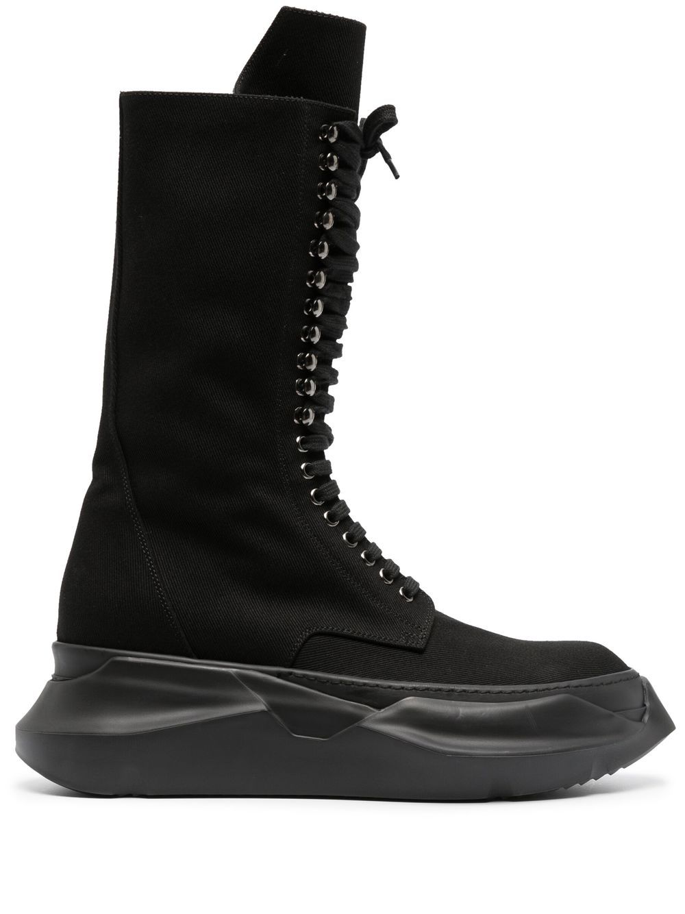 Rick Owens DRKSHDW Army Abstract 工装靴 - 黑色