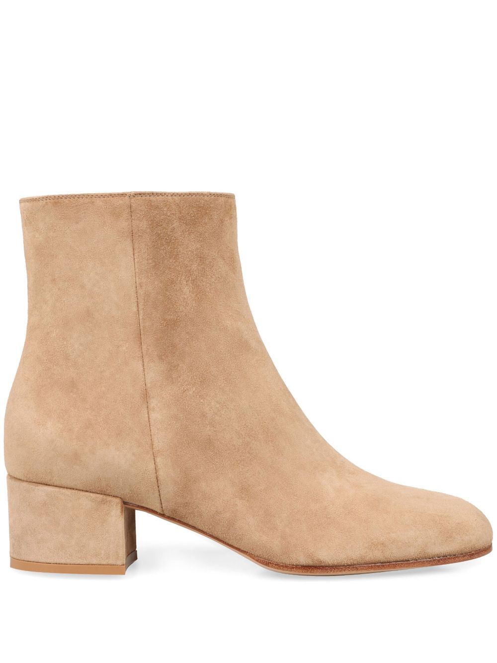 Gianvito Rossi Joelle 低跟靴（4.5厘米） - 中性色