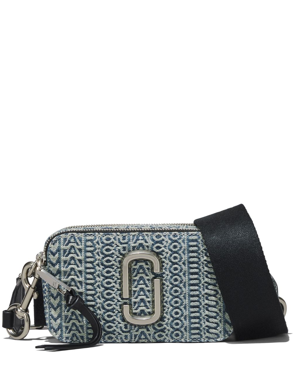 Marc Jacobs The Snapshot Monogram 牛仔斜挎包 - 蓝色