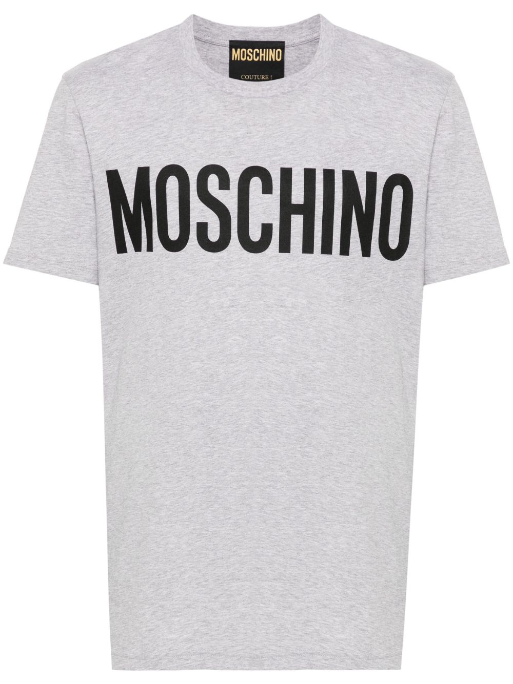Moschino logo印花T恤 - 灰色
