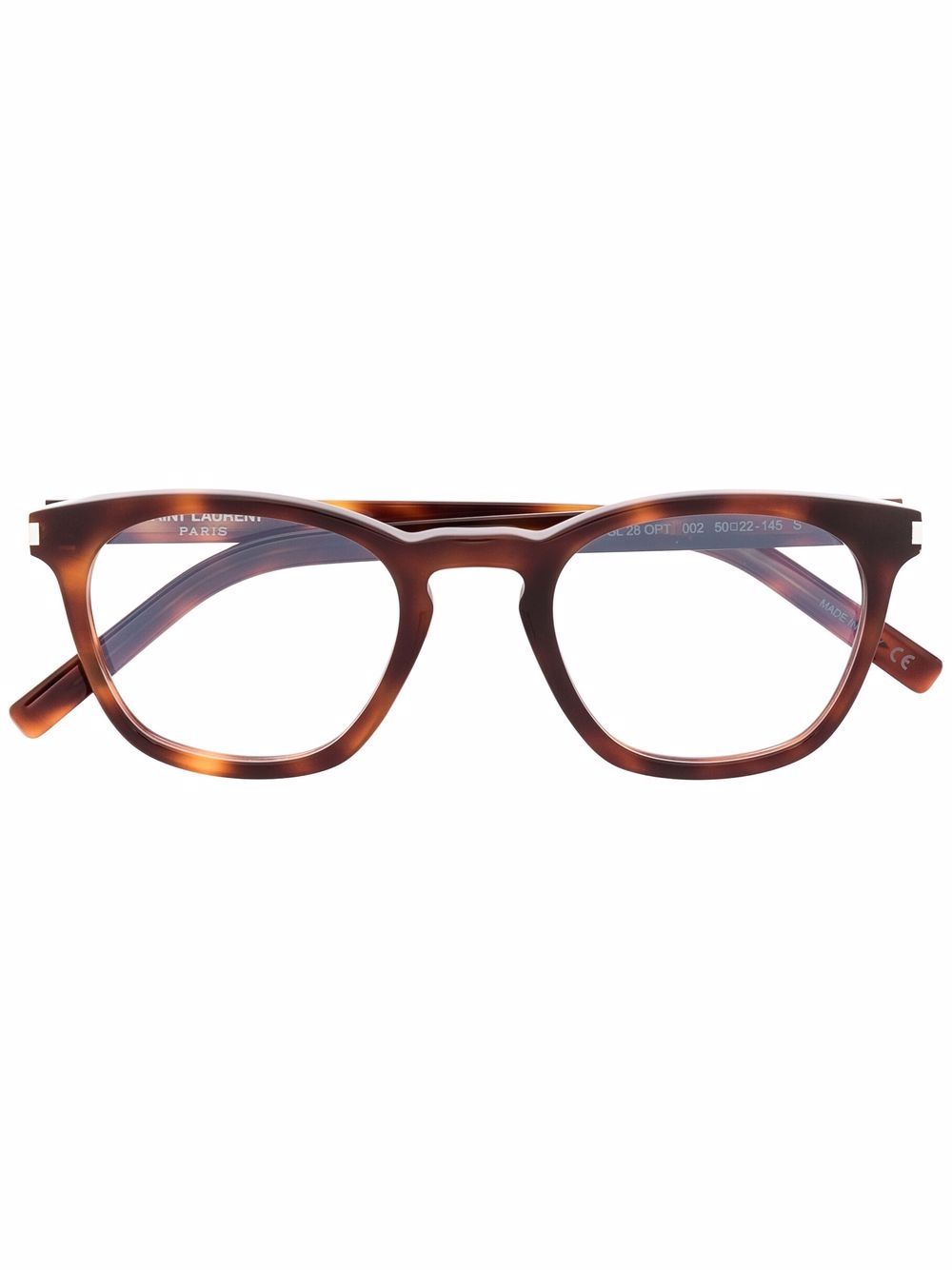 Saint Laurent Eyewear 圣罗兰 SL 28 OPT D形框眼镜 - 褐色