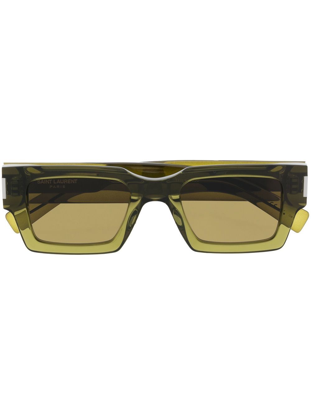 Saint Laurent Eyewear 圣罗兰眼镜系列 wayfarer镜框太阳眼镜 - 绿色