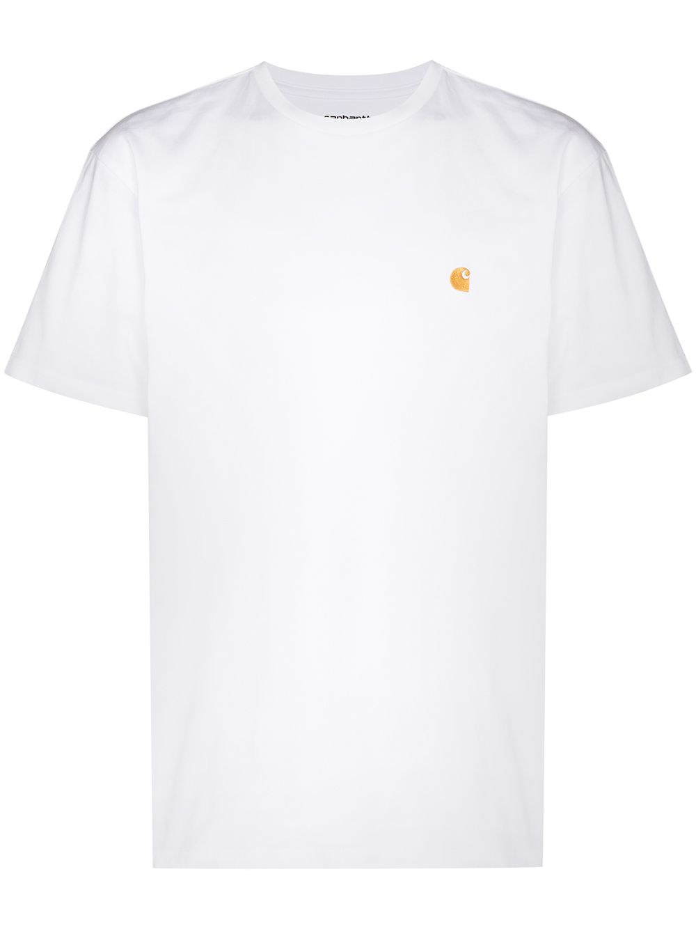 Carhartt WIP Chase logo刺绣T恤 - 白色