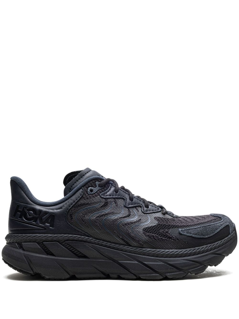 HOKA One Clifton LS Black/Asphalt 运动鞋 - 黑色