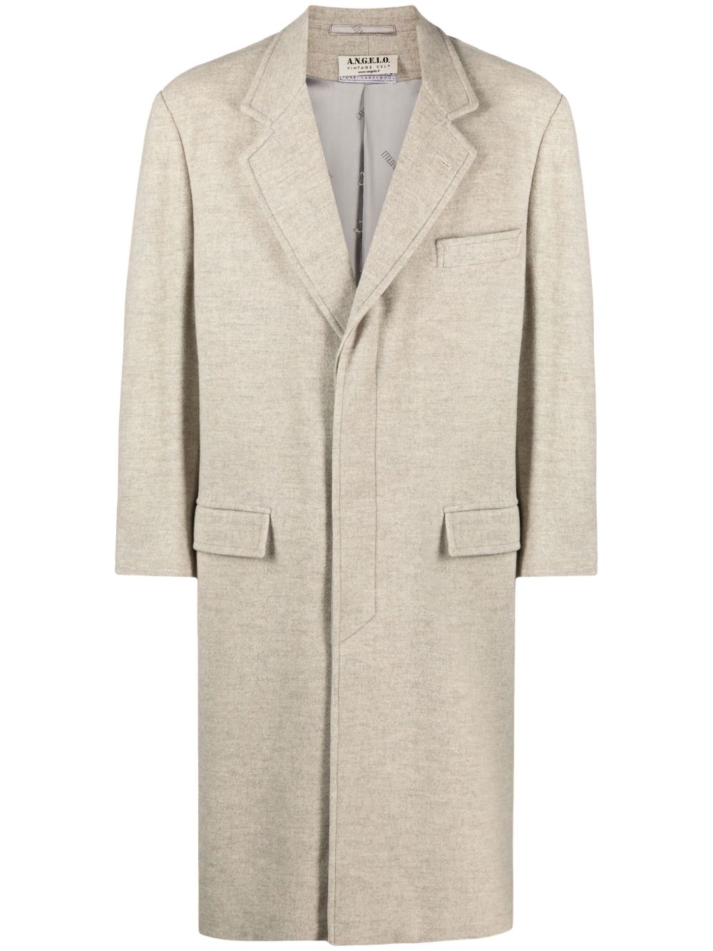 A.N.G.E.L.O. Vintage Cult 1990 single-breasted wool coat - 灰色