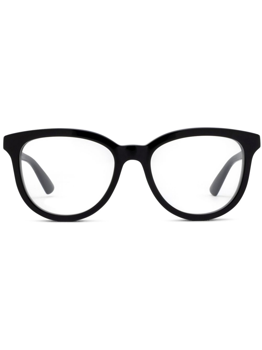 Gucci Eyewear logo雕刻镜框 - 黑色
