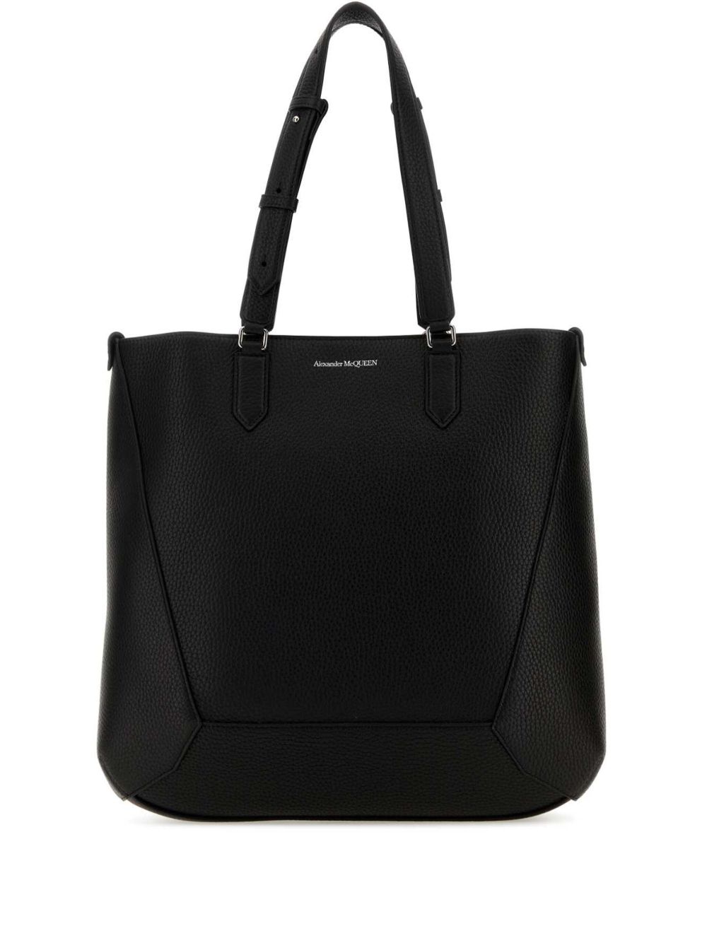 Alexander McQueen Edge 中号手提包 - 黑色