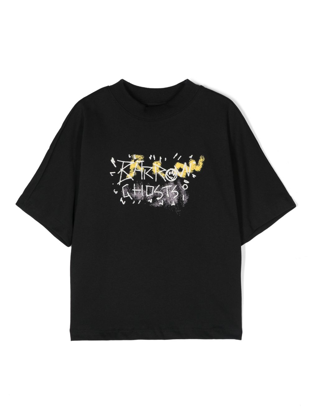 Barrow kids logo印花T恤 - 黑色