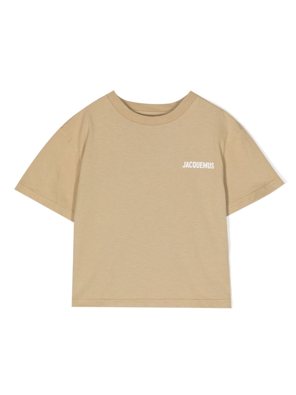 JACQUEMUS L'ENFANT logo印花棉T恤 - 褐色
