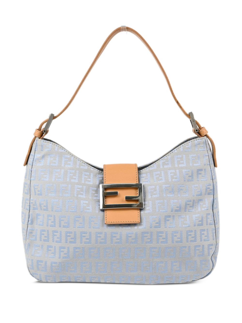 Fendi Pre-Owned Zucchino 手提包（2010年典藏款） - 蓝色