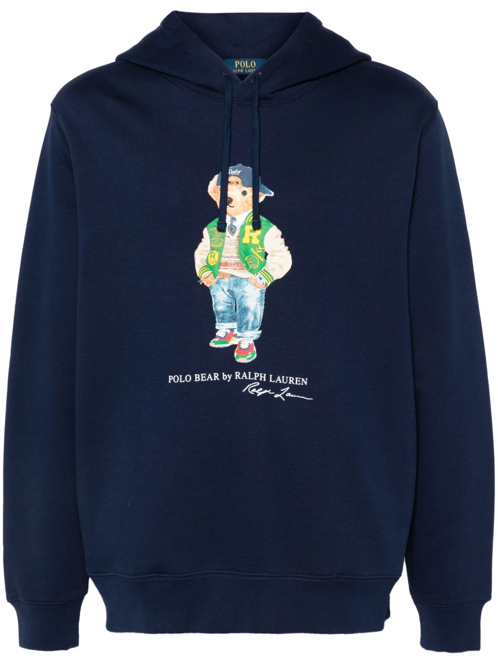 Polo Ralph Lauren Polo Bear 抓绒连帽衫 - 蓝色