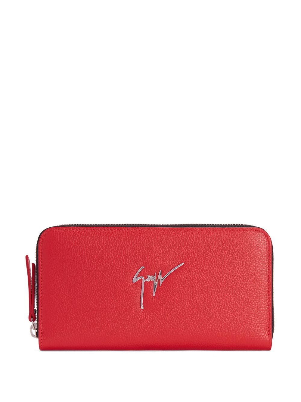 Giuseppe Zanotti Paula logo印花皮质钱包 - 红色