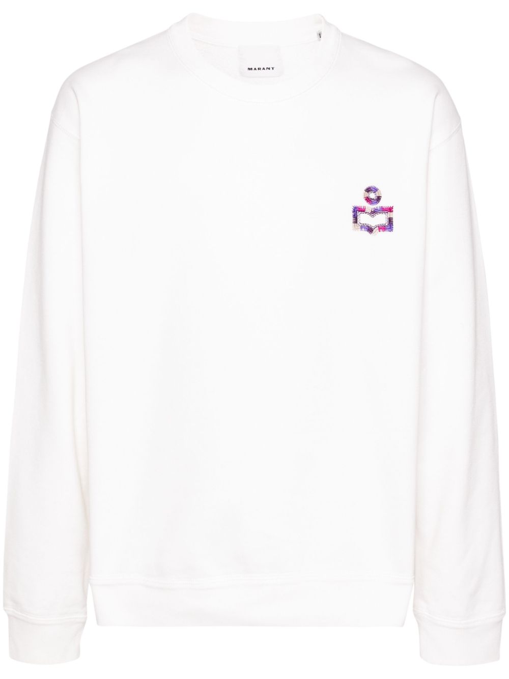 MARANT Mikoe 刺绣logo卫衣 - 白色