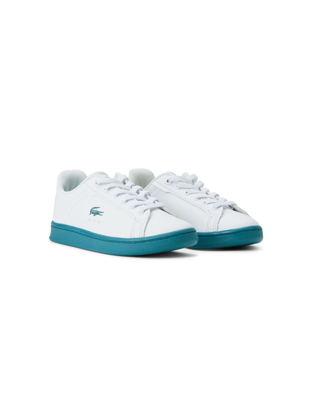 Lacoste Powercourt logo印花运动鞋 - 白色