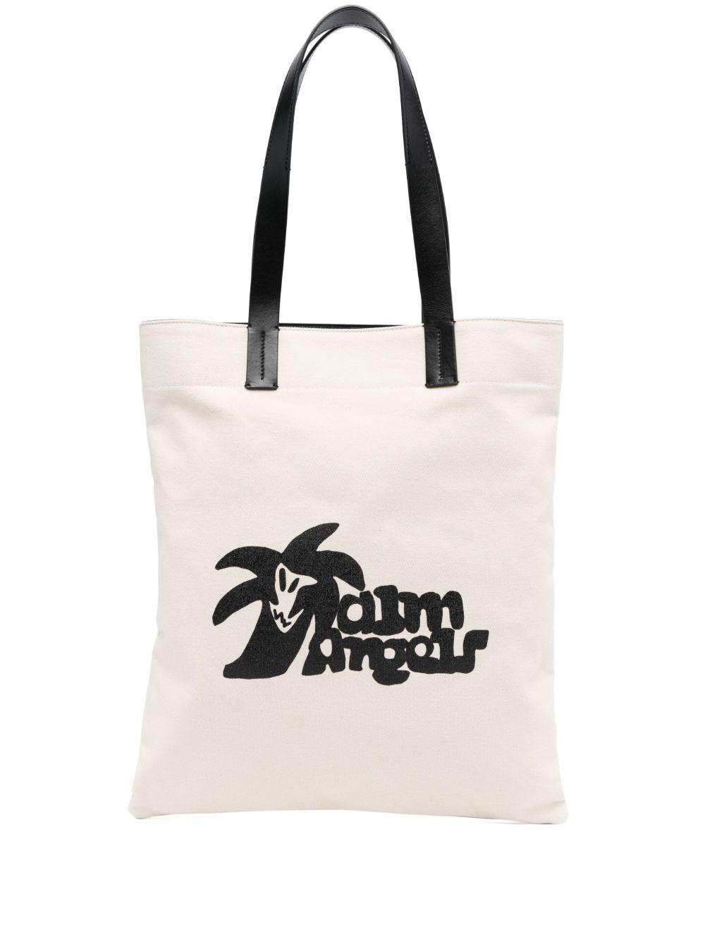 Palm Angels logo印花托特包 - 中性色
