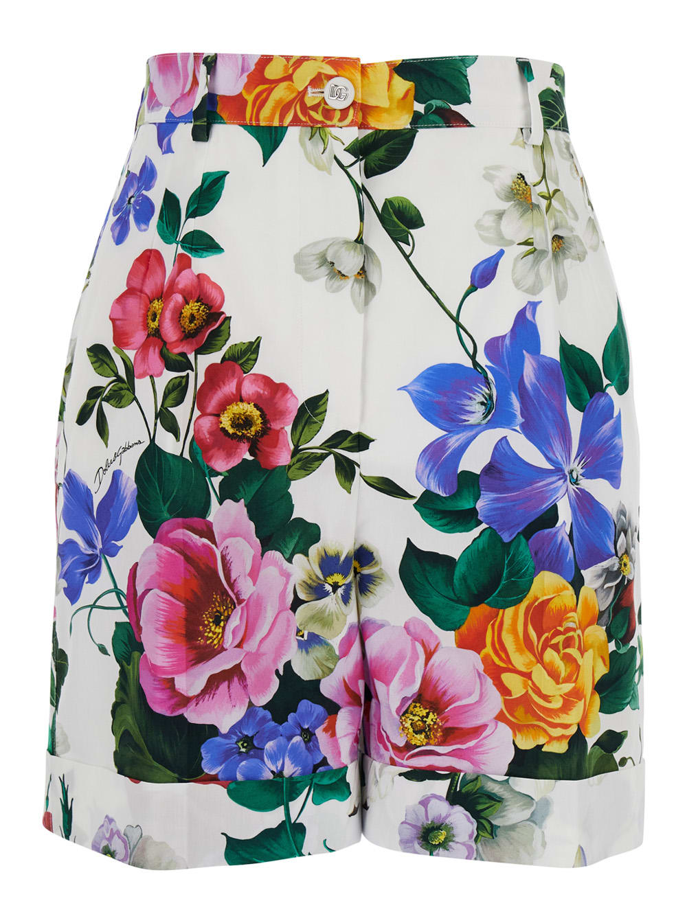 Dolce & Gabbana 混色花卉印花短裤