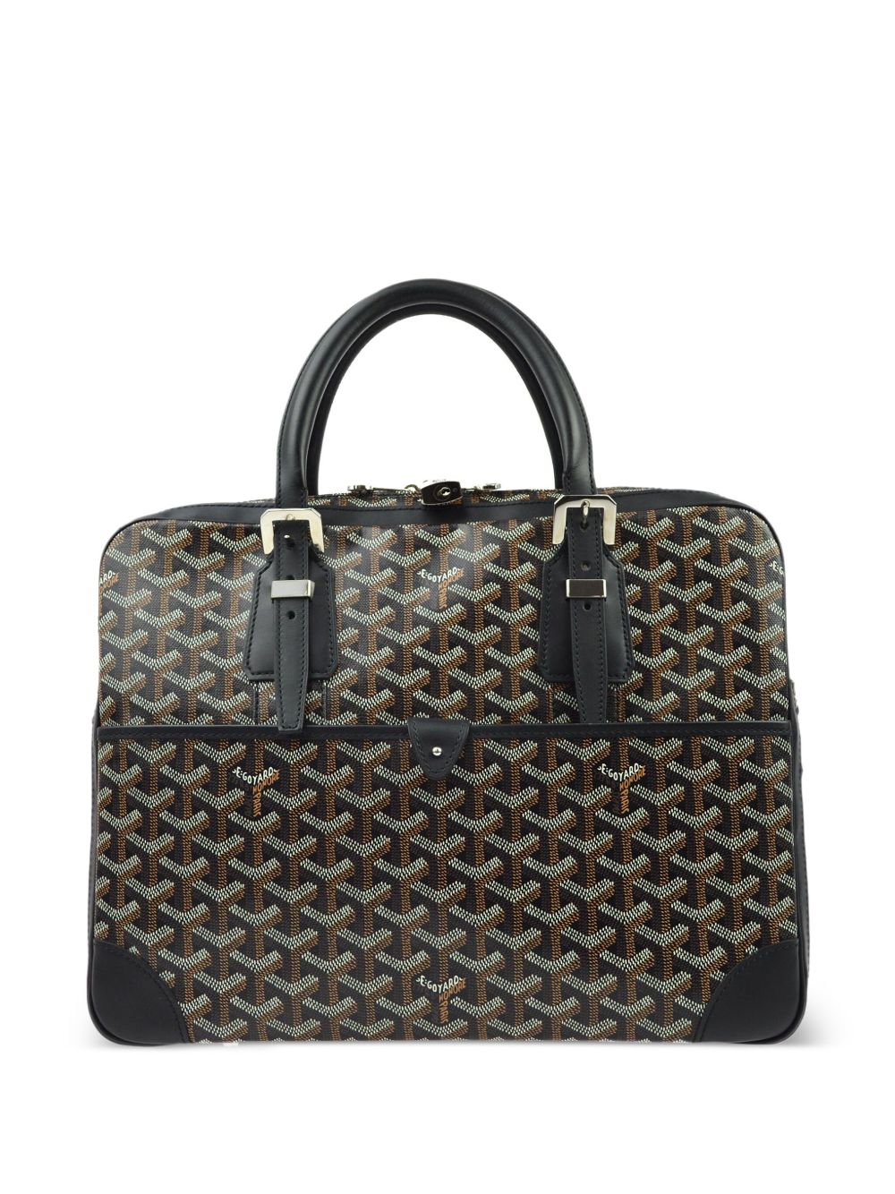 Goyard Pre-Owned Ambassade PM 公文包（1990-2000年典藏款） - 黑色