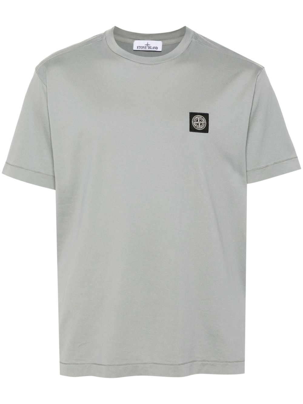 Stone Island 罗盘贴花棉T恤 - 蓝色