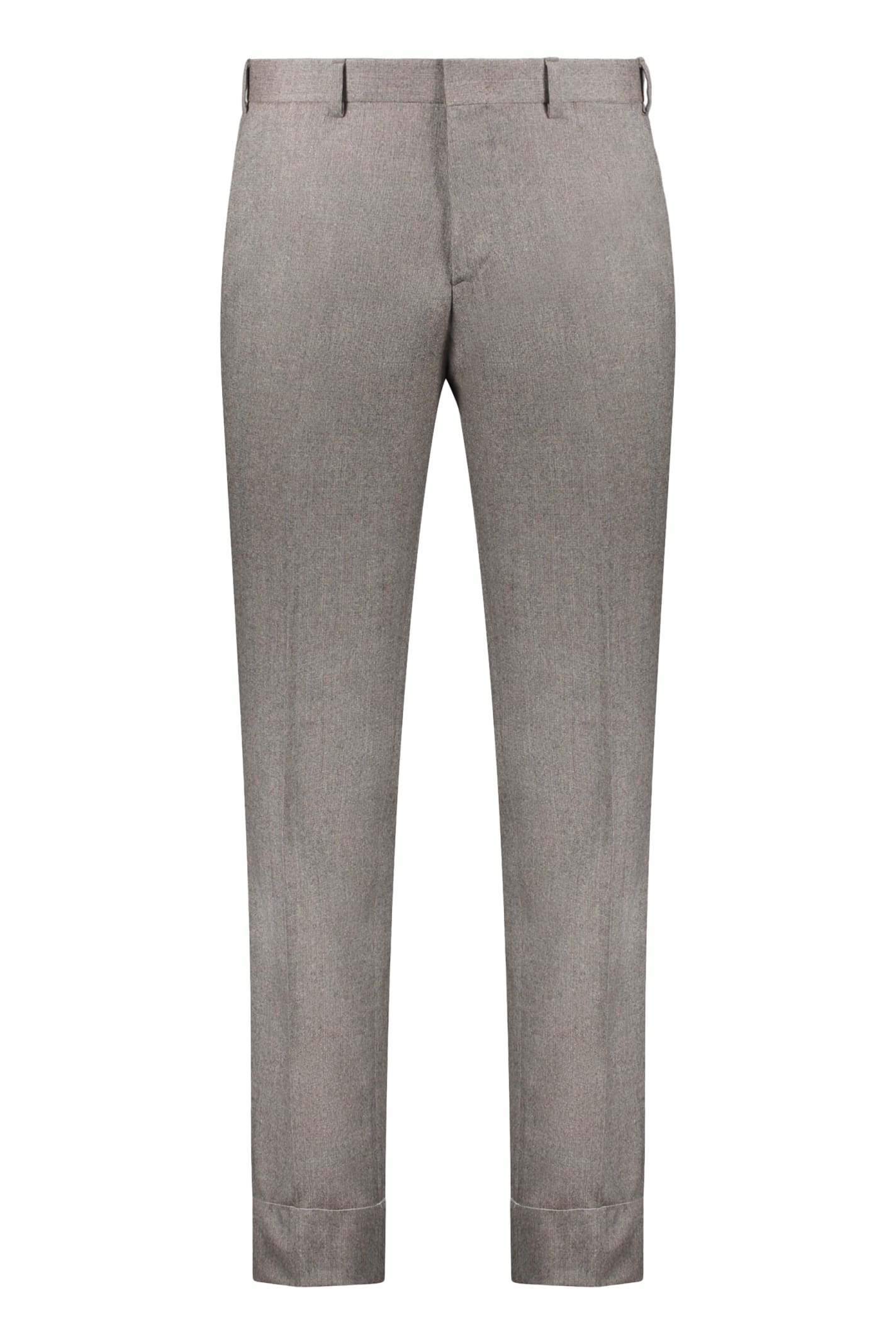 Brioni 羊毛剪裁长裤