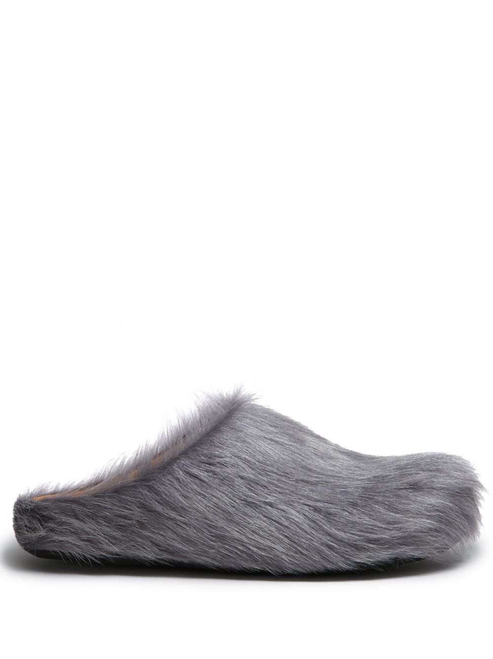 Marni Fussbet Sabot 小牛毛拖鞋 - 灰色