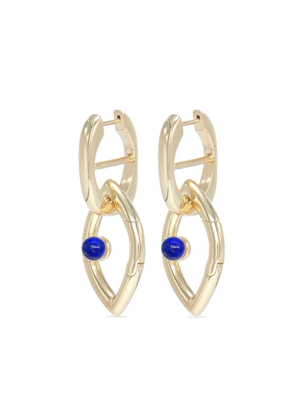 Capsule Eleven Eye Opener Chain 青金石耳环 - 金色