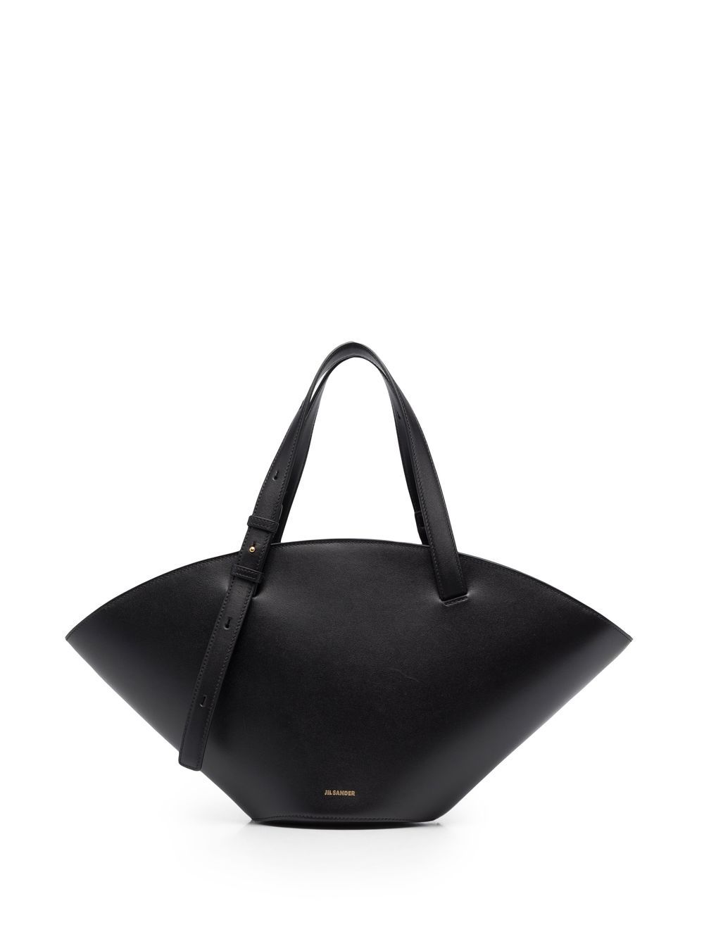 Jil Sander logo印花托特包 - 黑色