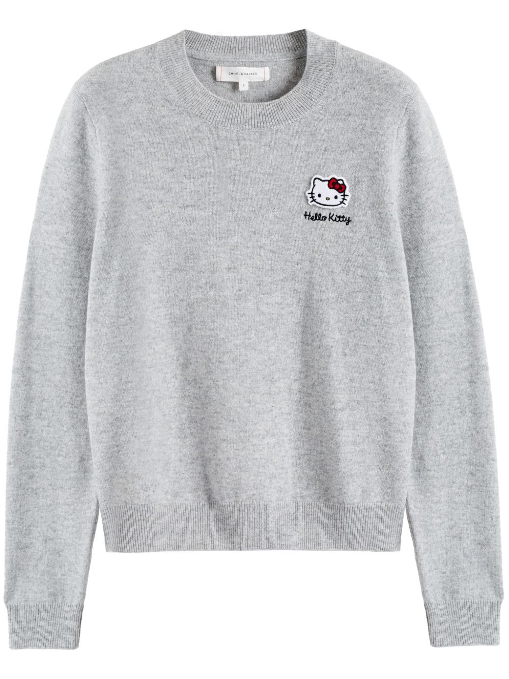Chinti & Parker Hello Kitty Badge 毛衣 - 灰色