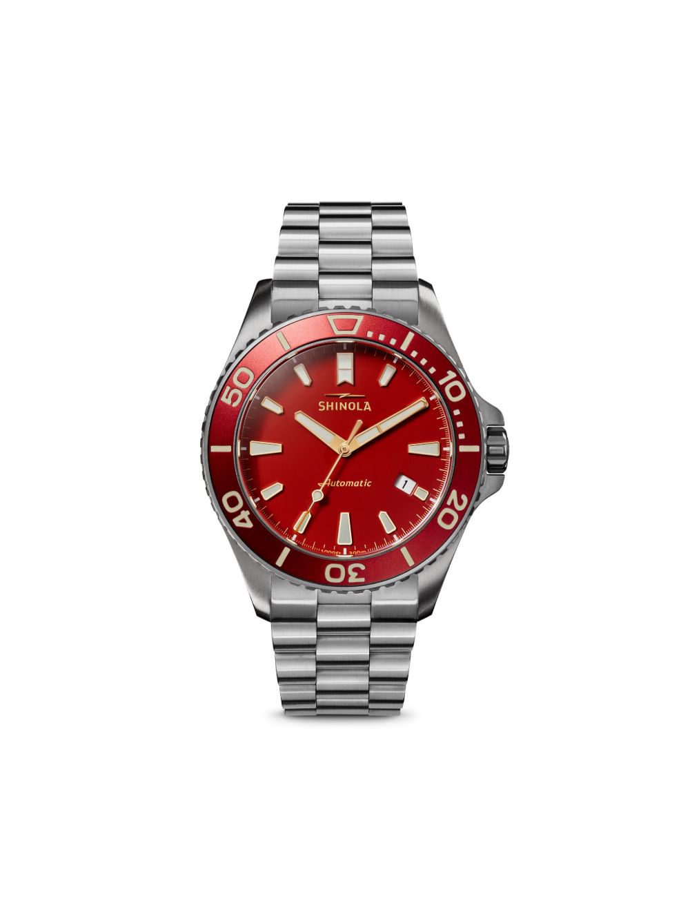 Shinola Monster 43毫米腕表 - 红色