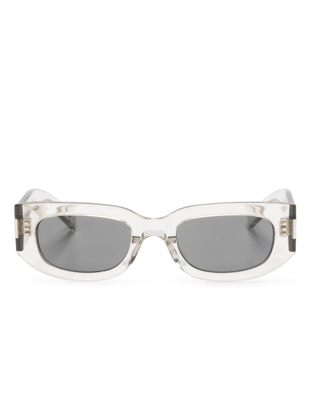 Saint Laurent Eyewear 方框太阳眼镜 - 中性色